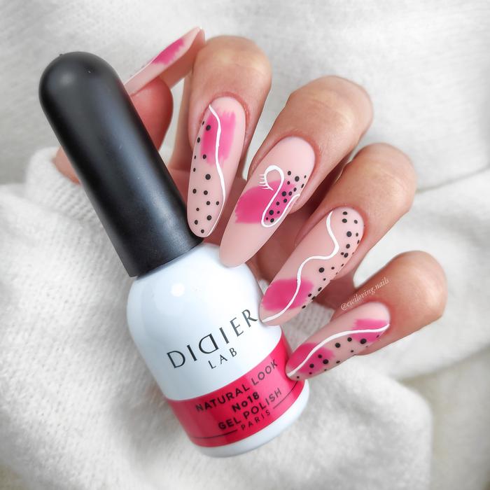 Vernis Gel "Didier Lab", Aspect Naturel, N°18