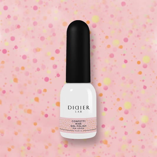 Gel Polish "Didier Lab", Confetti, Kiss 10ml