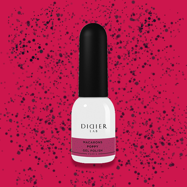 Vernis gel "Didier Lab", Macarons, Coquelicot 10 ml