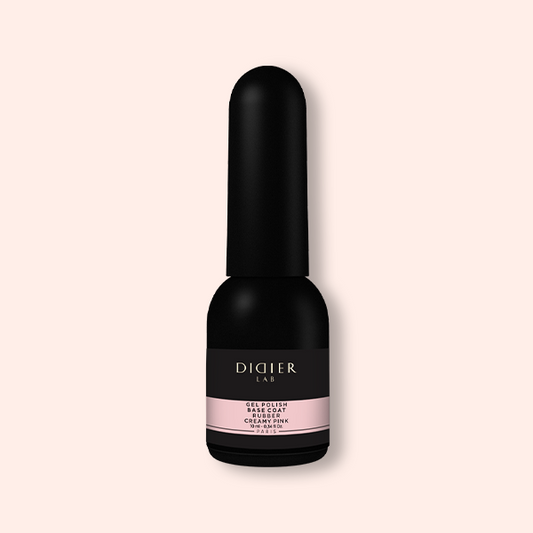 Gel polish, Rubber base coat, Creamy Pink, 10ml