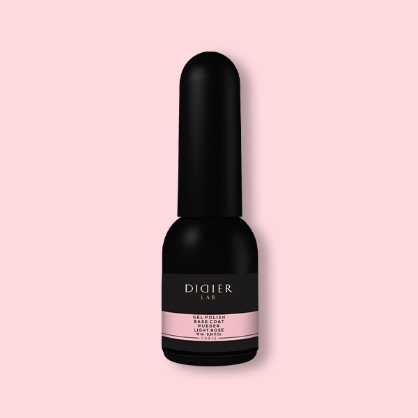 Gel polish, Rubber base coat, Light Rose, 10ml