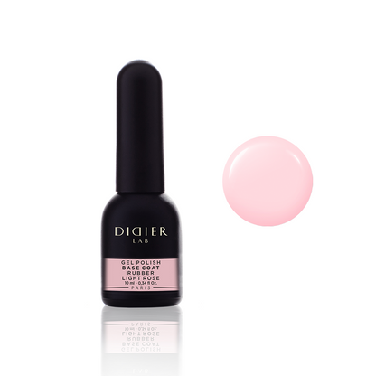 Gel polish, Rubber base coat, Light Rose, 10ml