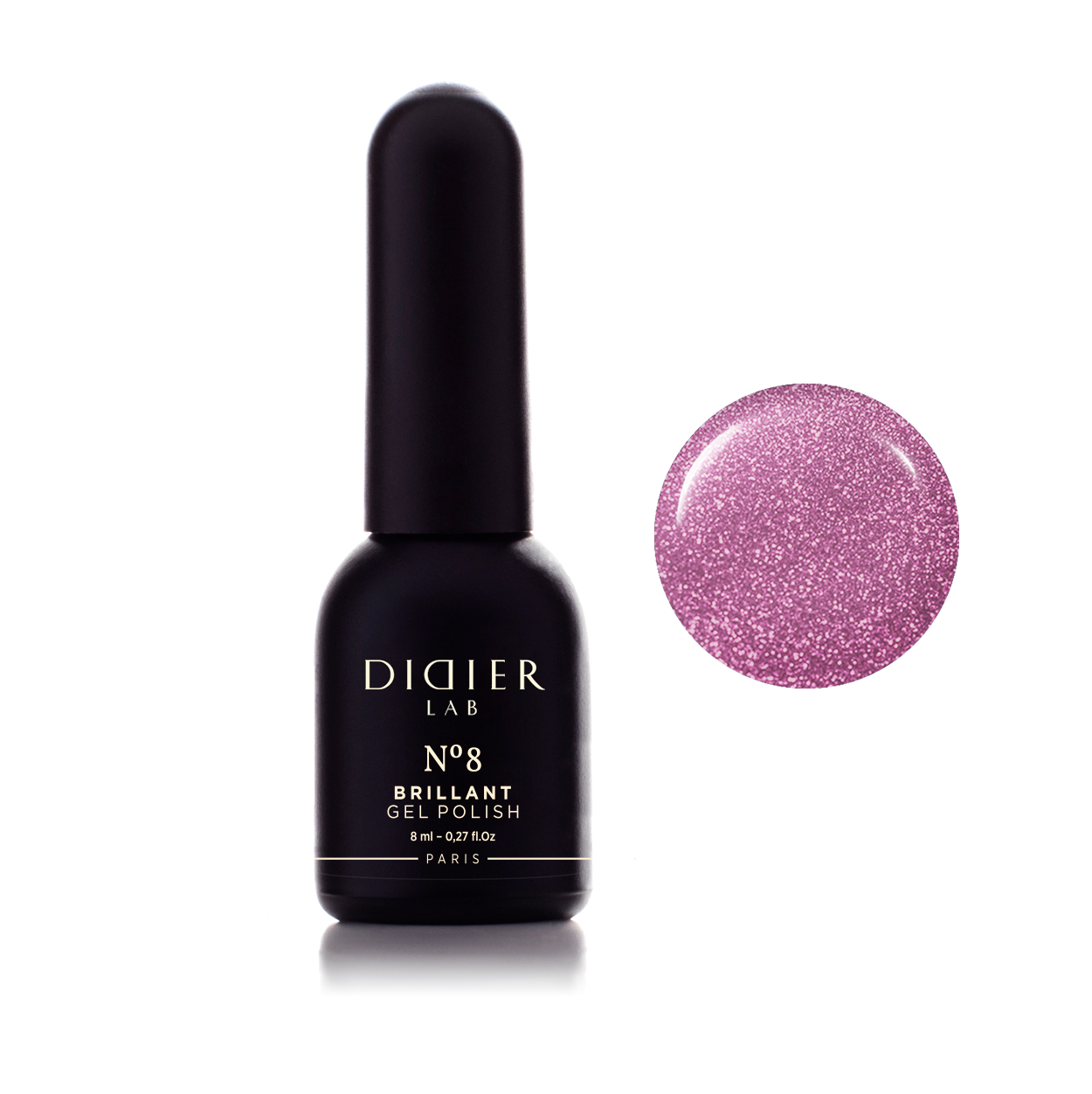 Gel polish "Didier Lab", Brillant, No8, 8ml