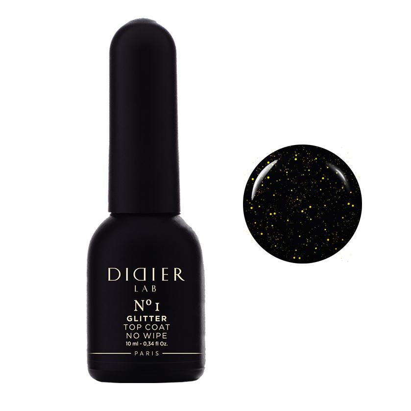 Gel polish "Didier Lab", Glitter Top Coat, No1, 0.34 fl.oz / 10 ml