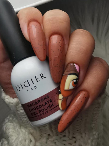 Gel polish "Didier Lab", Macarons, Chocolate 10 ml